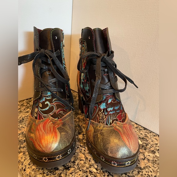 New Spring Step L’Artiste “Litldani” Boots - 40 - New w/Box - Picture 3 of 11